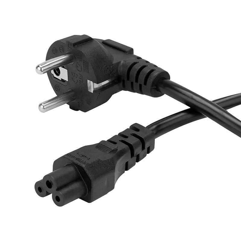 Si̇yah 1.5 Metre Yonca Power Kablosu 3x0.75mm