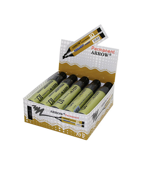 Si̇yah 10mm Permanent Marker Koli̇ Kalemi̇