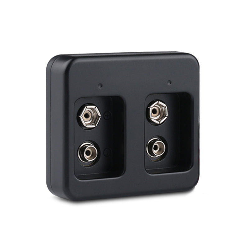 Si̇yah 2x9 Volt Pi̇l şarj Ci̇hazi