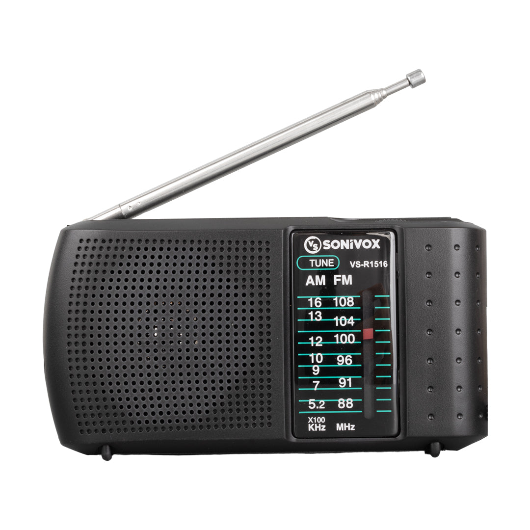 Siyah Renk Analog Radyo Vs-R1516  