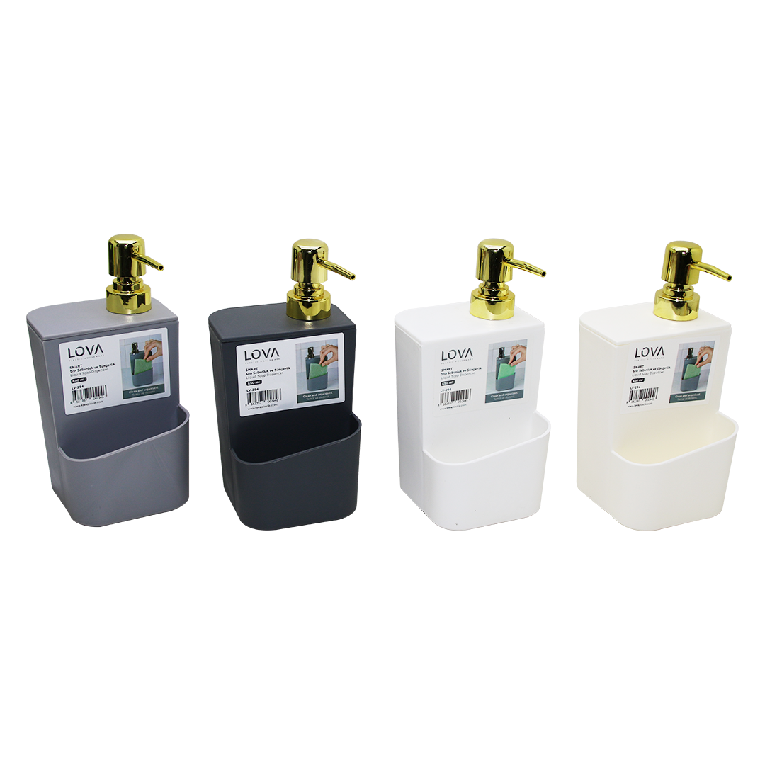 Smart 2in1 Sivi Sabunluk Süngerli̇k 650ml