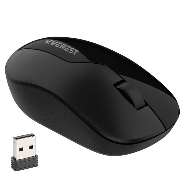 SMW-973 USB Siyah 2.4Ghz 1200DPI Kablosuz Optik Mouse 5 Metre Menzilli