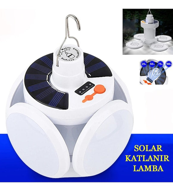 Solar 5 Kanatlı Kamp Lambası (4620)