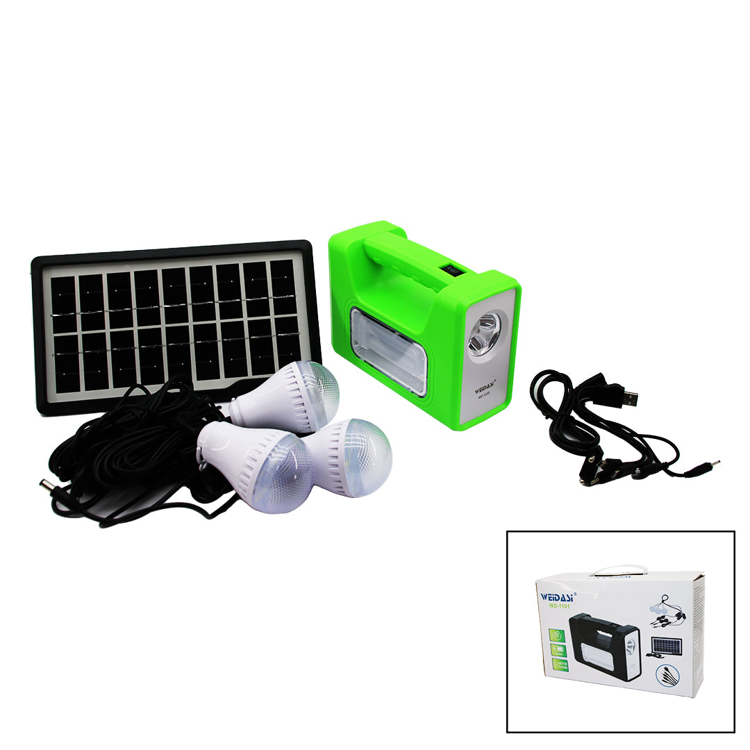 SOLAR SEYYAR PANELLİ - FİŞ ŞARJLI 2İN1 YATAY - DÜZ MODEL EL FENERİ  - 3 PARÇA  AMPUL KABLOLU - POWERBANK (4620)