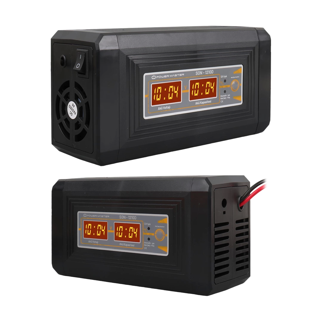 Son-1210d 12 Volt/24 Volt - 10 Amper Digital Ekranlı Akıllı Akü Şarj Cihazı