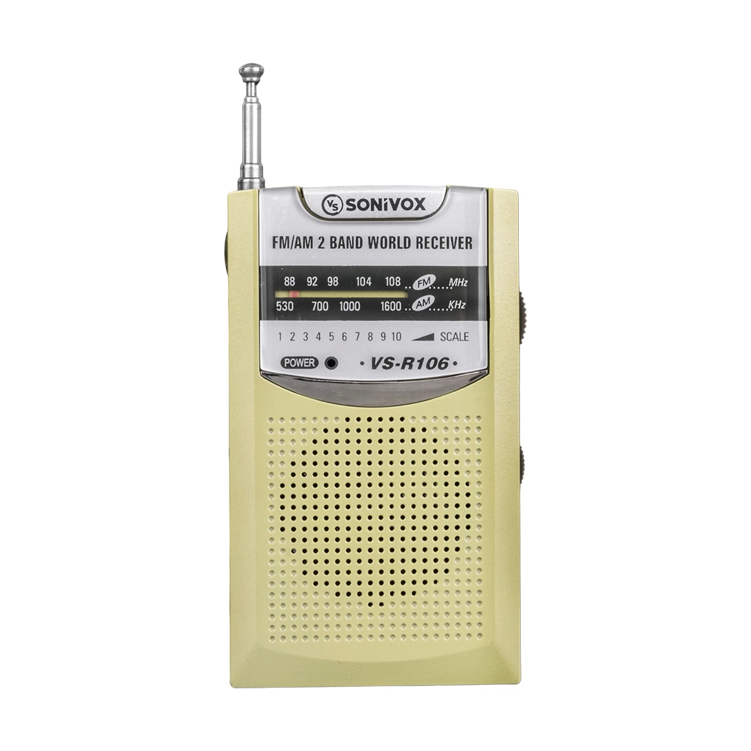 Sonıvox Vs-r106 Gold Renk Cep Tipi Analog Fm Radyo