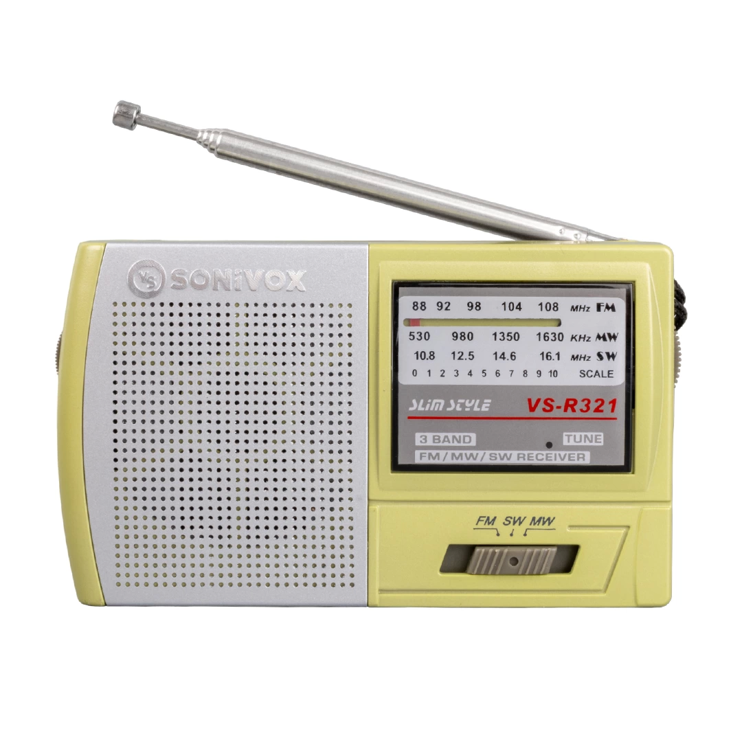 Sonıvox Vs-r321 Krem Renk Cep Tipi Analog Fm Radyo