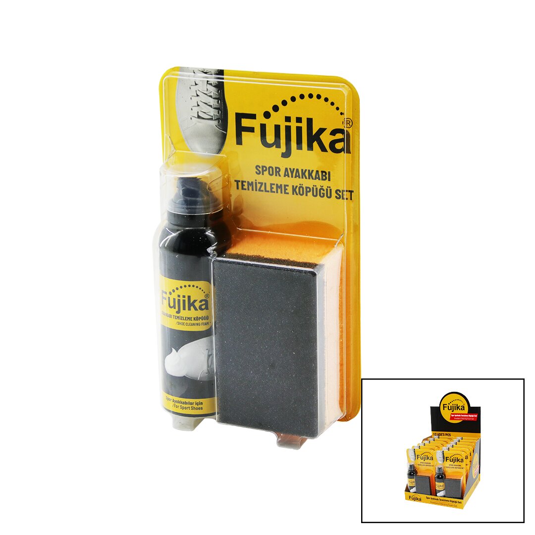 Spor Ayakkabi Temi̇zleme Köpüğü Set 125ml Sünger + Köpük