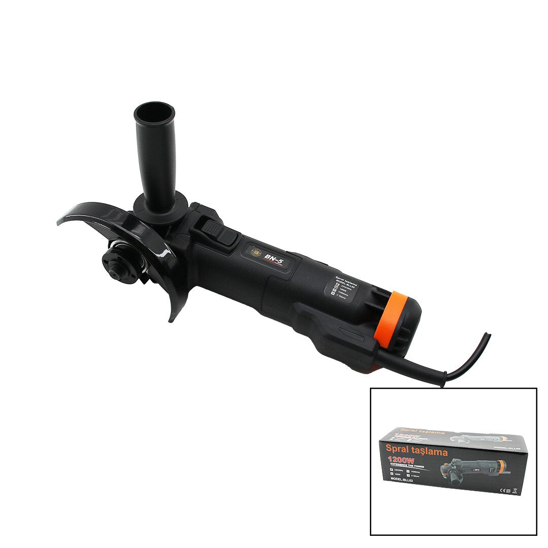 Spral Taşlama  1200w  Si̇yah - Turuncu  11000/mın - 125mm Bll-02