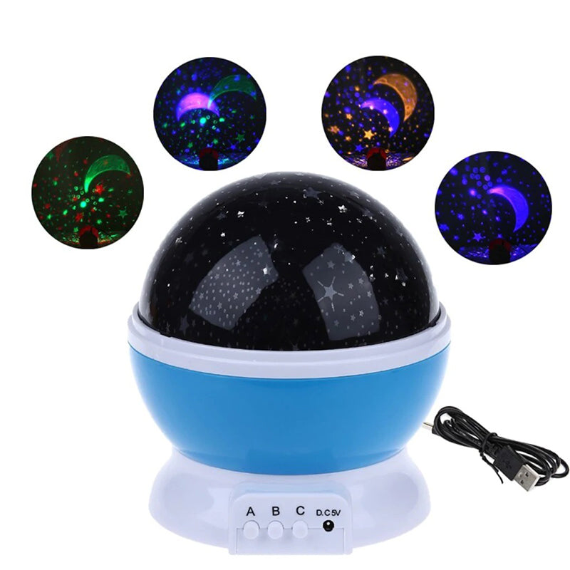 Starmaster Klc-03 3 X Kalem Pi̇lli̇ + 5 Volt Yildiz Yansitmali Küre Ti̇p Gece Lambasi 012-011