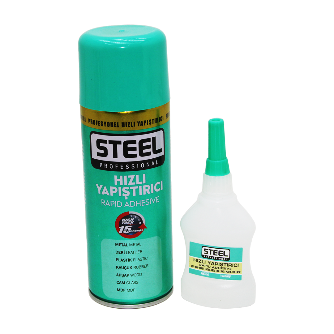 Steel 400Ml+60Gr Büyük Hızlı Yapıştırıcı