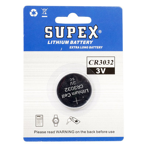 Supex Cr3032 3V Lityum Pil Tekli  