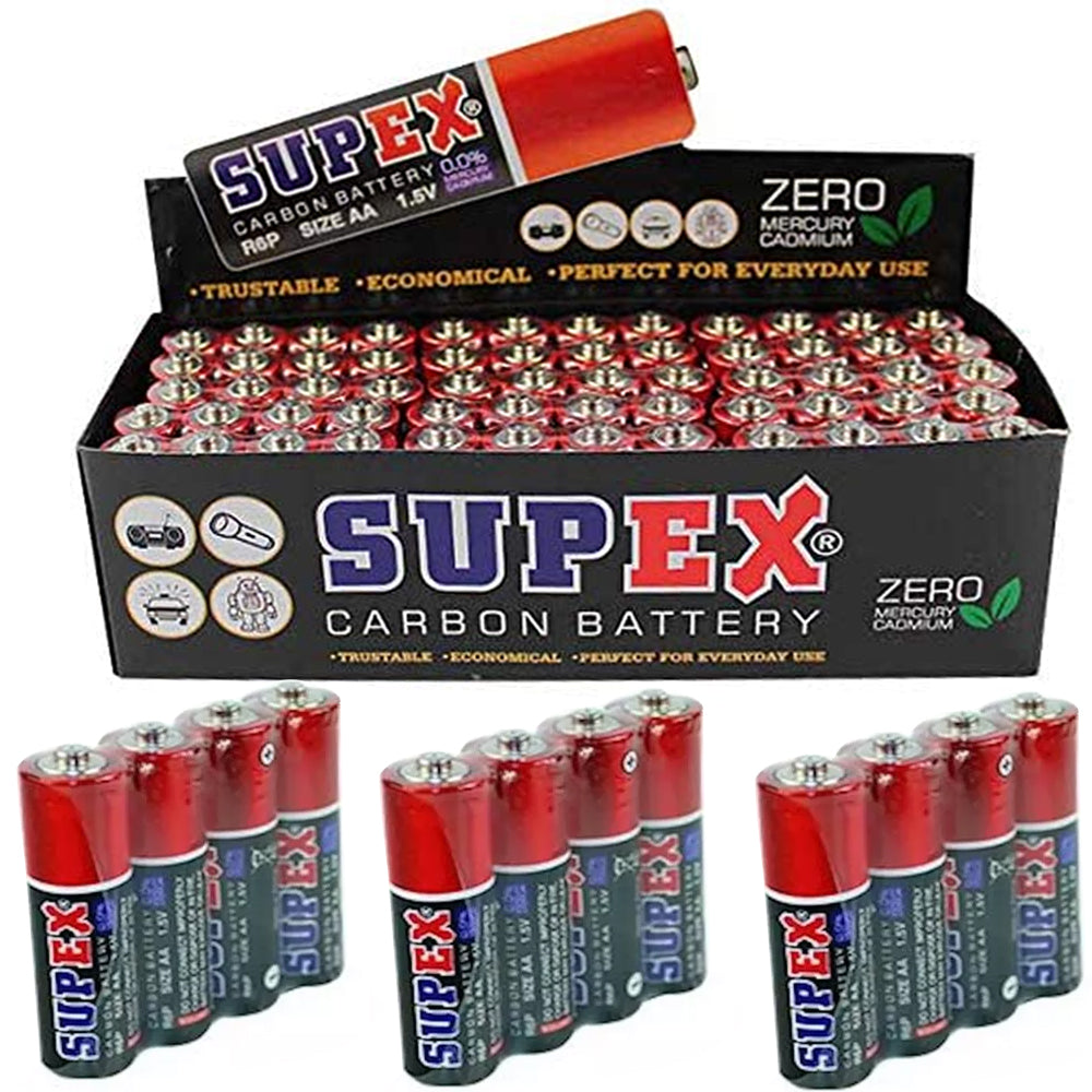 Supex R6 1.5V Çinko Karbon Aa Kalem Pil 60Lı Paket Fiyat  