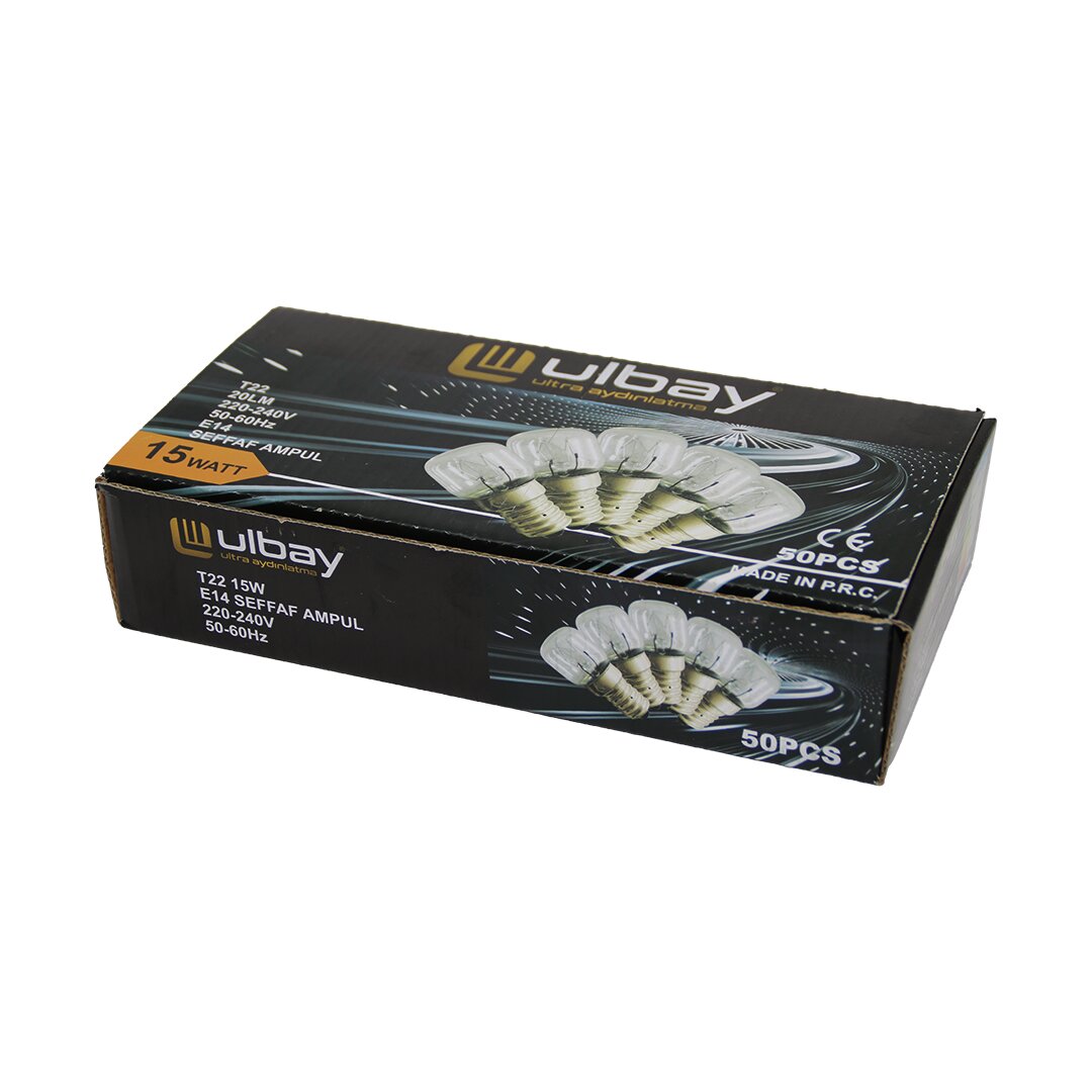 T22 15w - E14 Firin Ampul