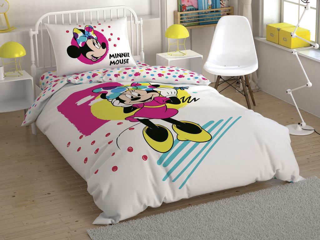 Minnie Colour Mayhem Tek Kişilik Nevresim Takımı