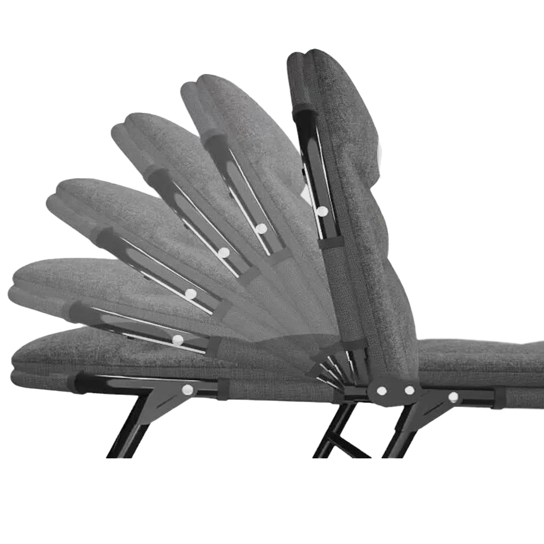 Portable Adjustable 5 Stage Sponge Camping Bed Sunbed 