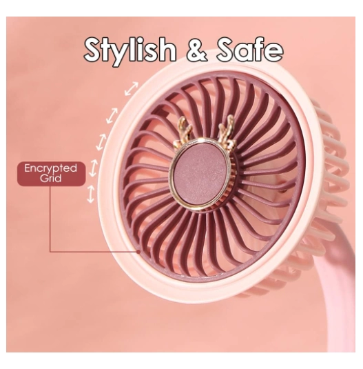 Taşınabilir Mini Klips Bebek Arabası Fanı, Fan Elektrikli Soğutma Hava Sirkülatöründe 360 Derece Dö