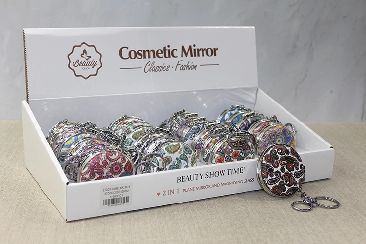 Taşlı El Aynası Anahtarlık Alk3773