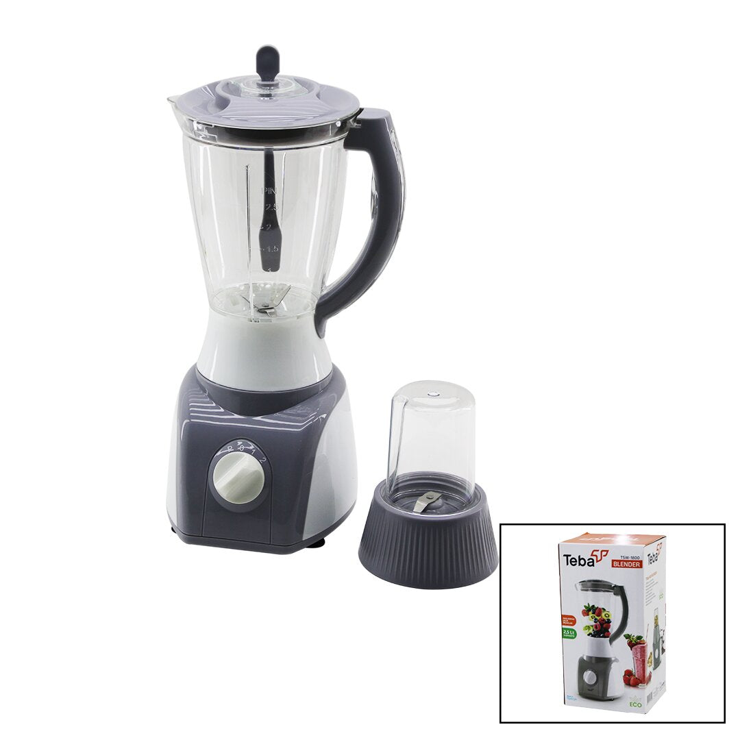 Teba Tsw-1800 Çox Məqsədli Blender Doğrayan 2 ədəd Kamera - Bıçaq Sistemi = 2,5 lt 2 Mərhələli Sürət + Pulse