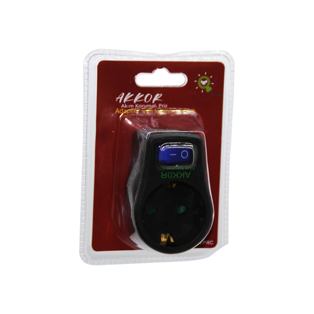 Tekli̇ Akim Korumali Anahtarli Golyat Pri̇z 3680w