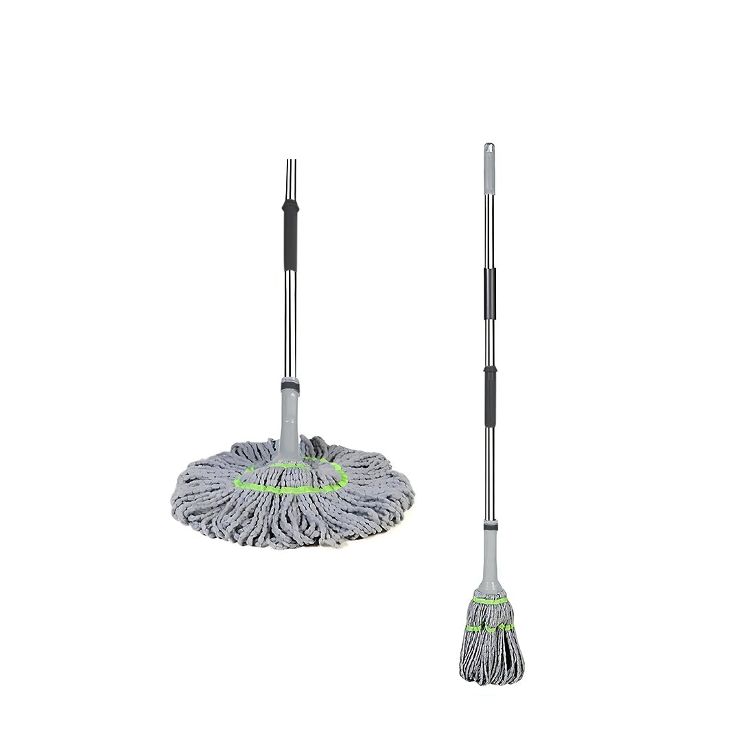 Teleskopik Kendinden Sıkmalı Örgülü Twister Mop