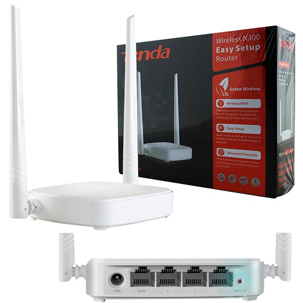 TENDA N301 4 PORT 300 MBPS ROUTER/AP/REPEATER (4620)