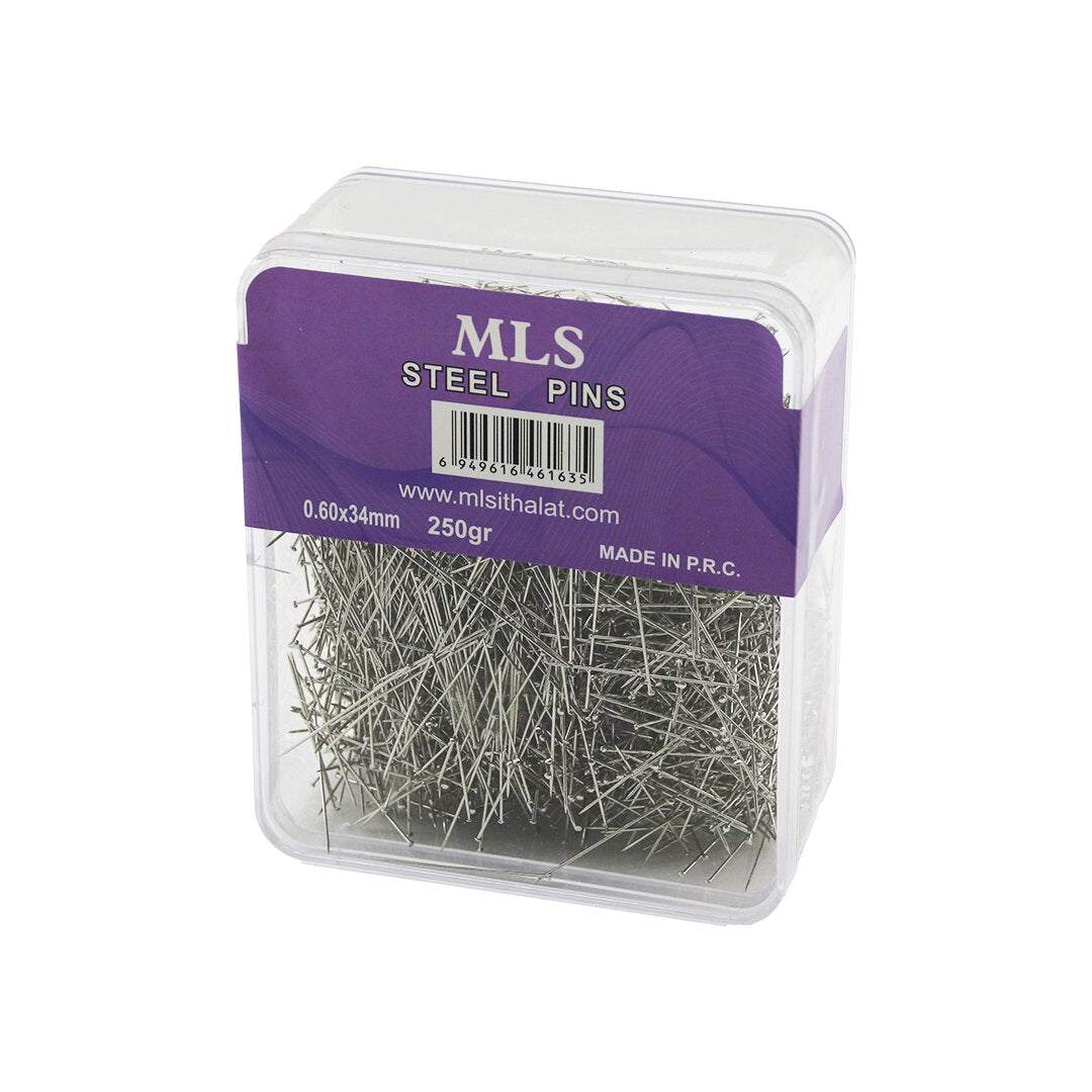Toplu İğne  0.60x34mm   250gr   şeffaf Mi̇ka Kri̇stal Pls.kutulu Ambalaj