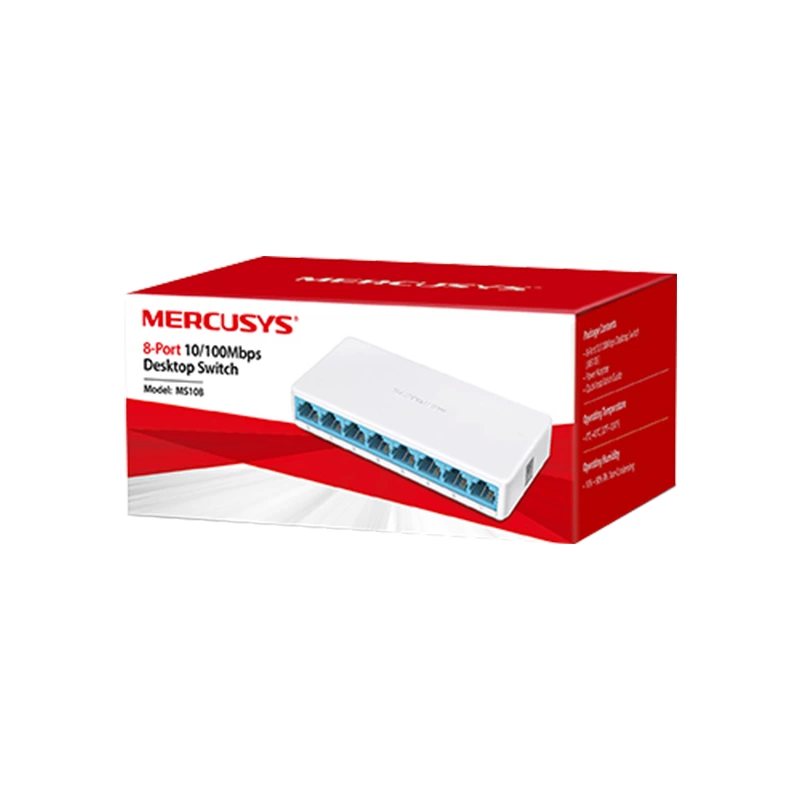 Tp-lınk Mercusys Ms108 8 Port 10/100 Mbps Ethernet Swıtch