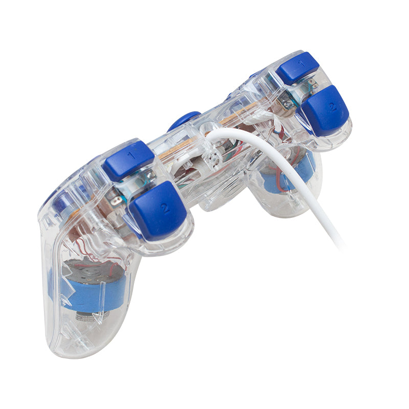 Ucom-704 Double Shock şeffaf Joypad Oyun Kolu