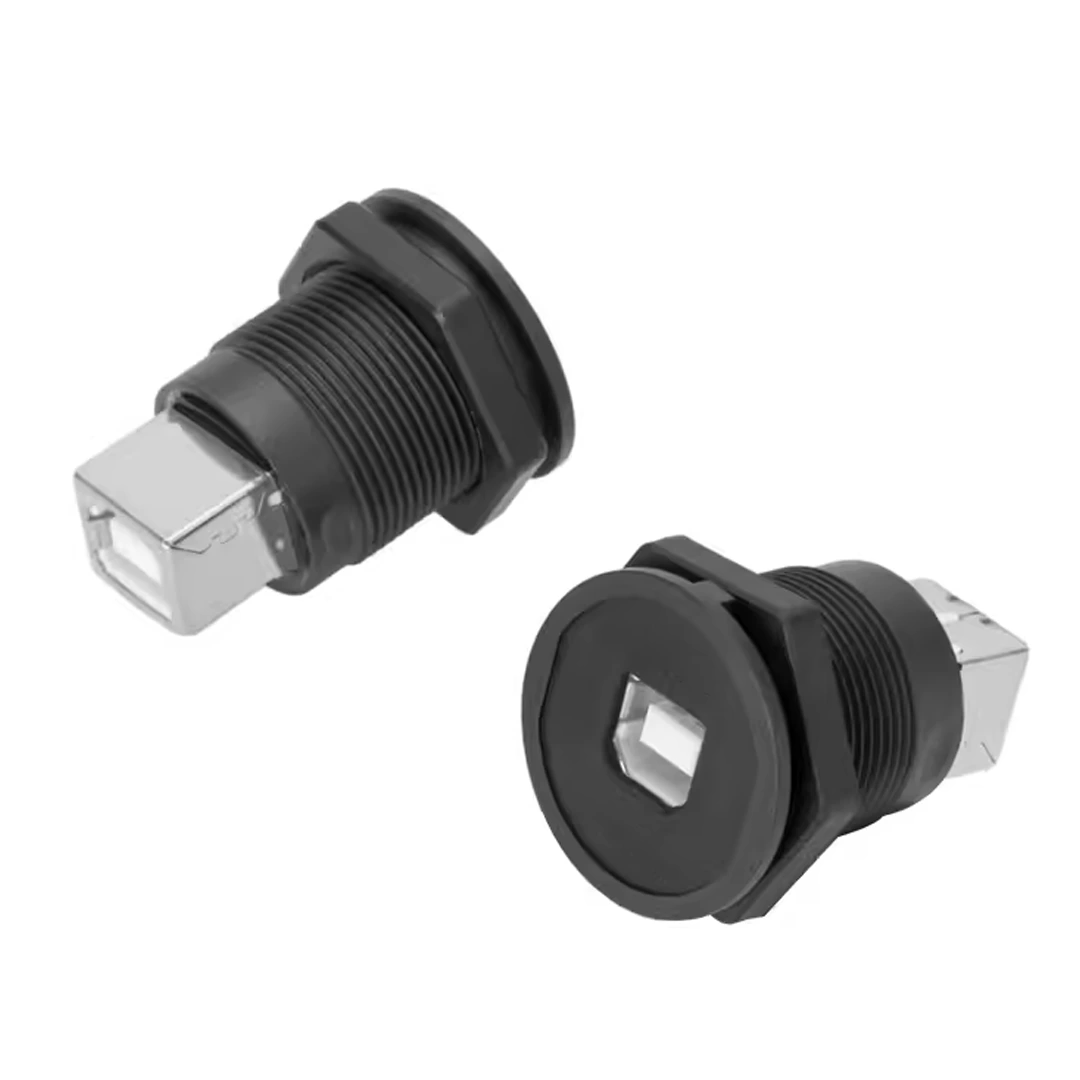 Usb-04c-bk 22 Mm Pano Tip Siyah Usb B Dişi Soket