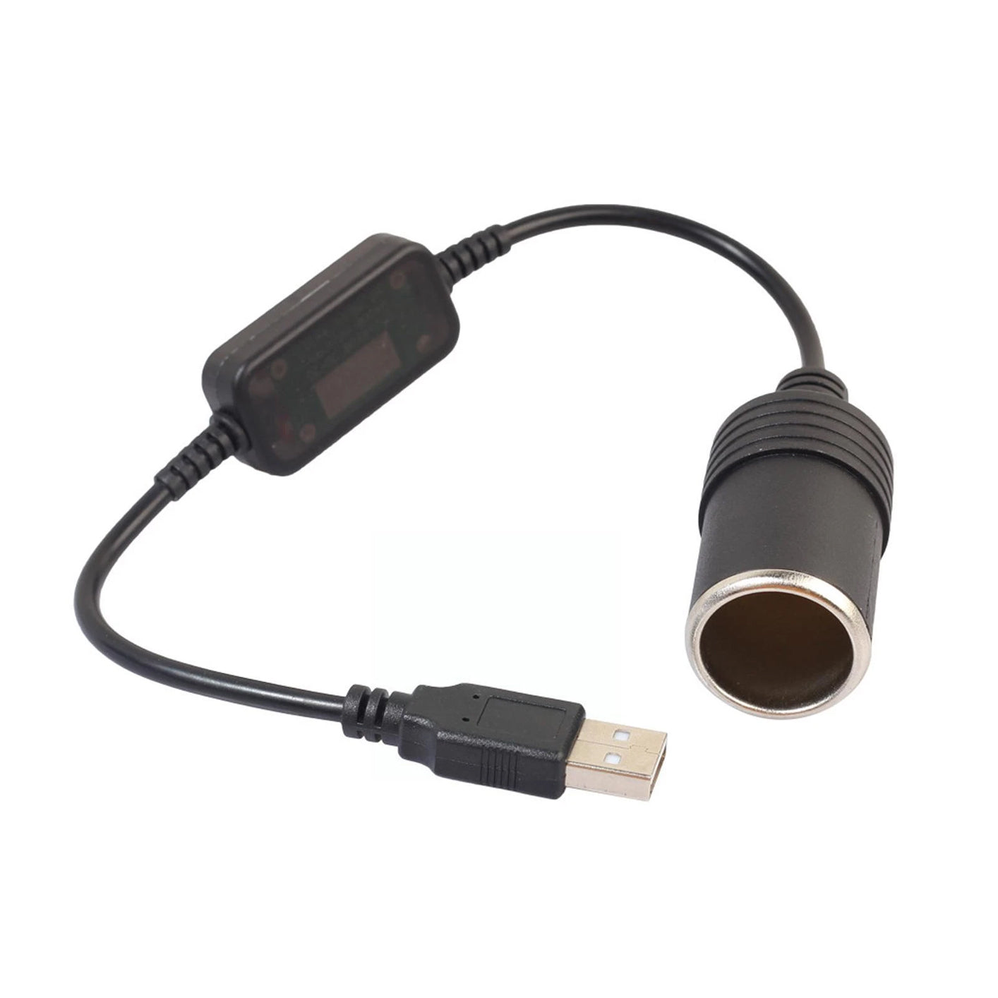 Переходник USB 2.0 5 Вольт - 2 Ампер в 12 Вольт - 0,8 Ампер для прикуривателя