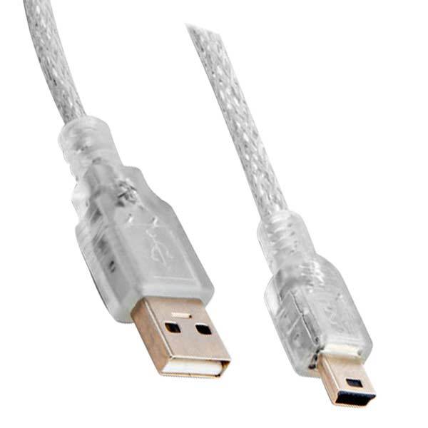 Прозрачный мини-кабель USB 2.0 5-контактный, 3 метра * S-link Sl-uk53 