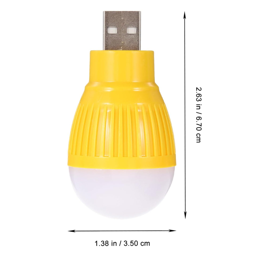 Usb Beyaz Gece Lambasi Mi̇ni̇ Ampul Aydinlatma