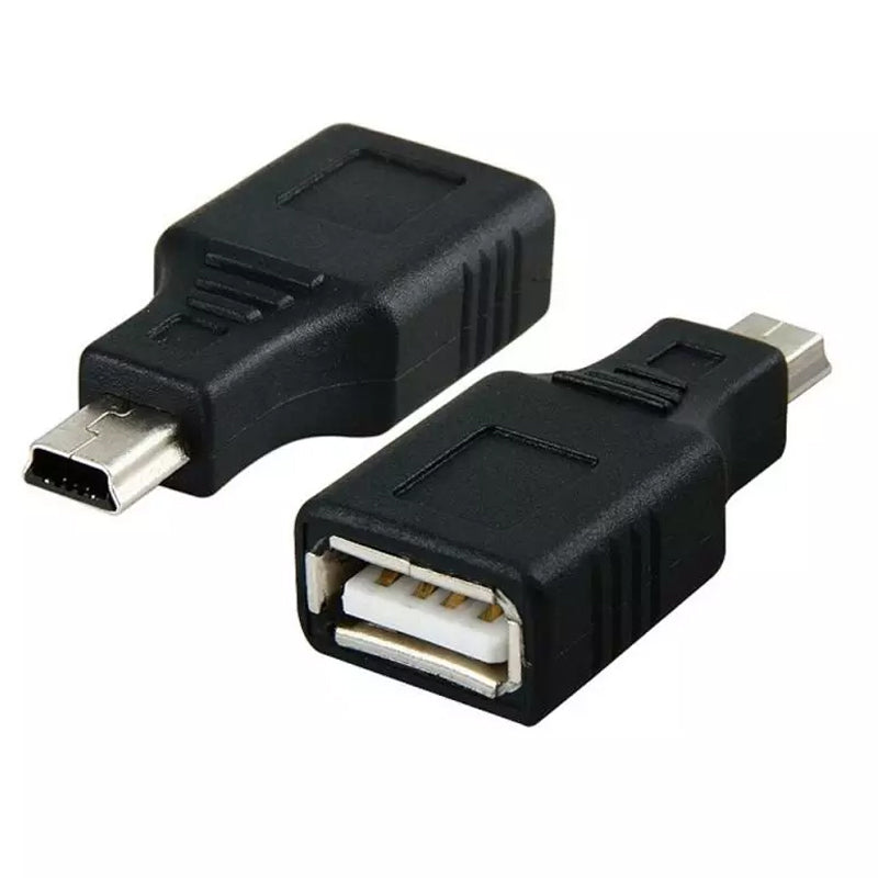 USB Qadın Mini USB Kişi Konvertor Adapteri