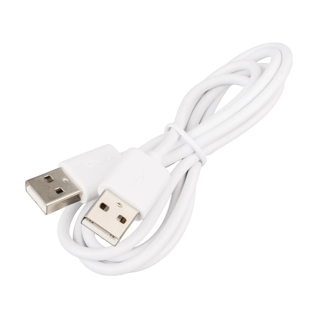 Usb Erkek Erkek A/a 1 Metre Beyaz Kablo