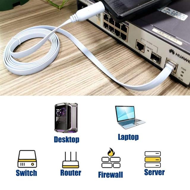 USB FT232RL Chip to RJ45 Ethernet Kablo