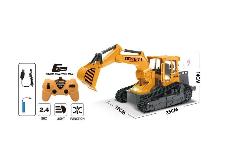 Uzaktan Kumandalı Işıklı Sesli Full Fonksiyonlu 360 Derece Dönebilen Excavator