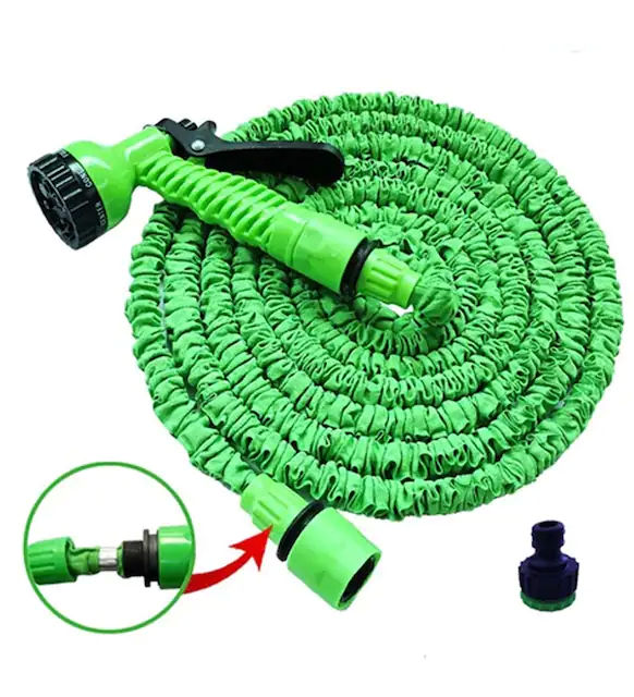 Uzayan Hortum Tabancalı 15 Metre Magic House | Bahçe Sulama İçin Expandable Hose