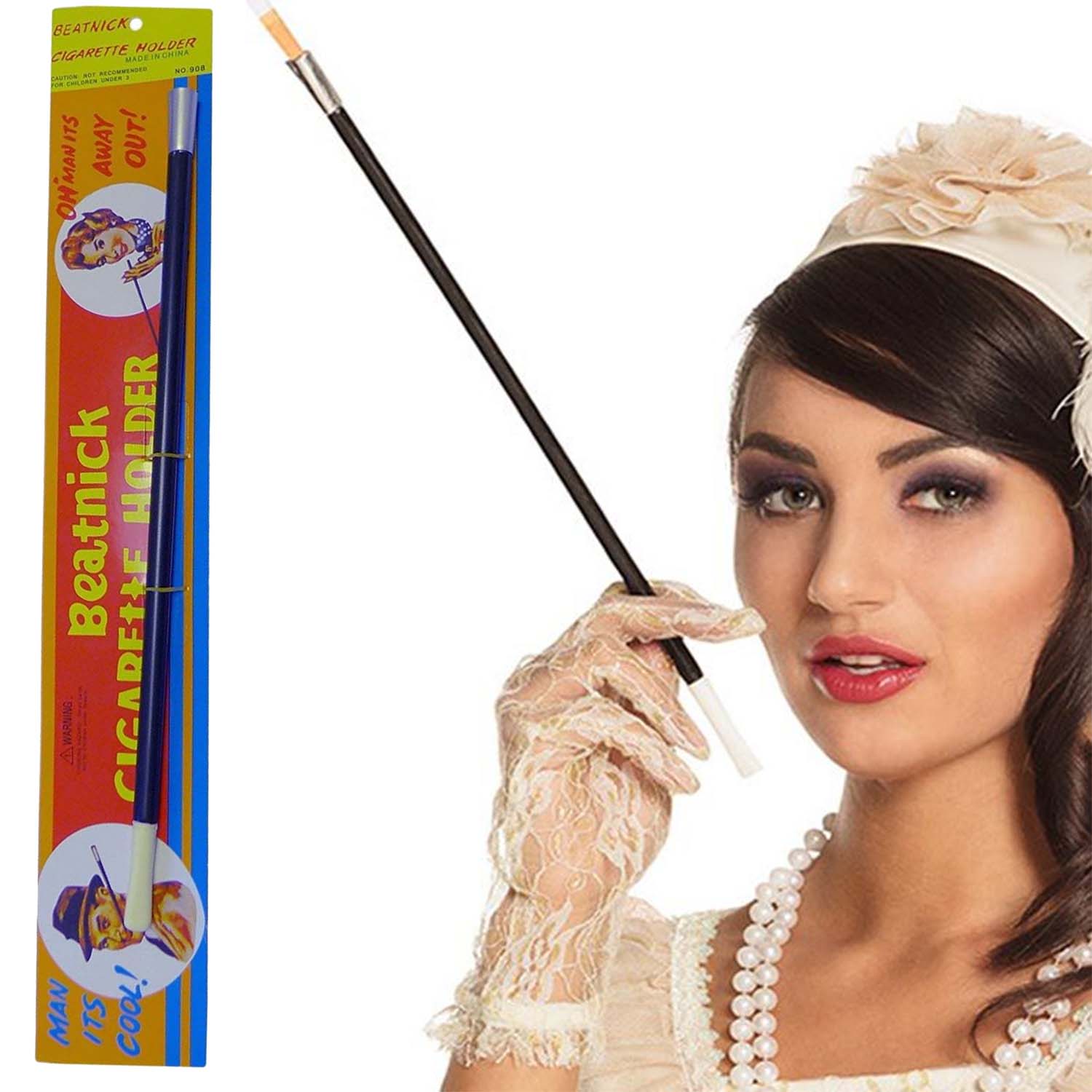 Uzun Sıgara Ağızlık 70lı 80lı 90lı Yıllar Retro Partı 30 Cm