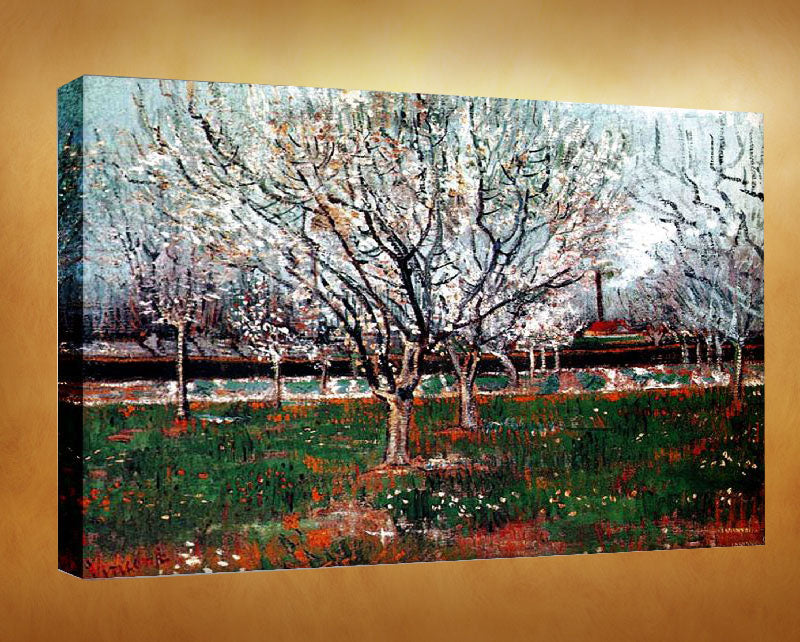 Kanvas Tablo - Van Gogh Tablolar Orchard in Blossom - VG16