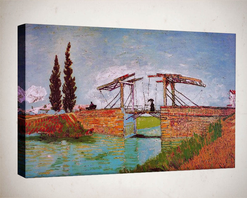 Kanvas Tablo - Van Gogh Tablolar  Arles’te Langlois Köprüsü - VG25