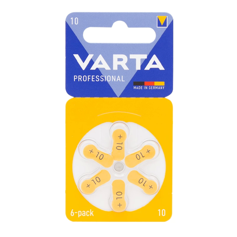 Varta 10 No Kulaklık Pili 6lı Paket