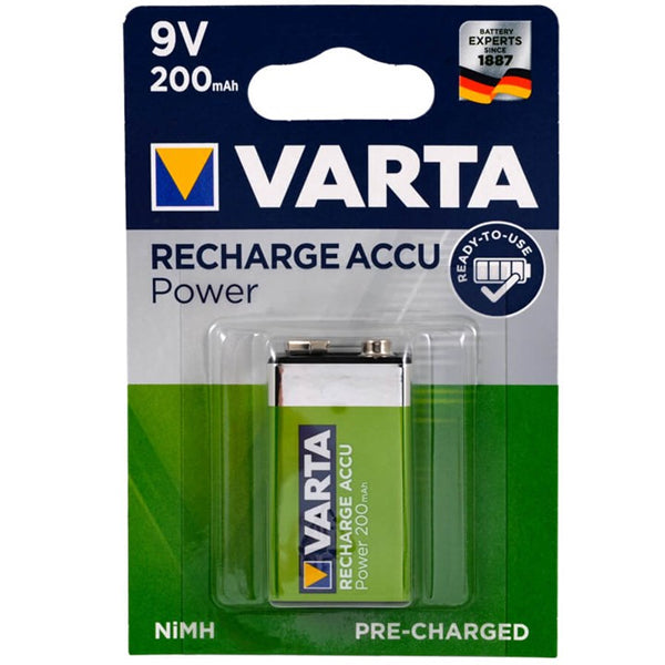 Varta 9 Volt 200 Mah Şarjlı Pil  