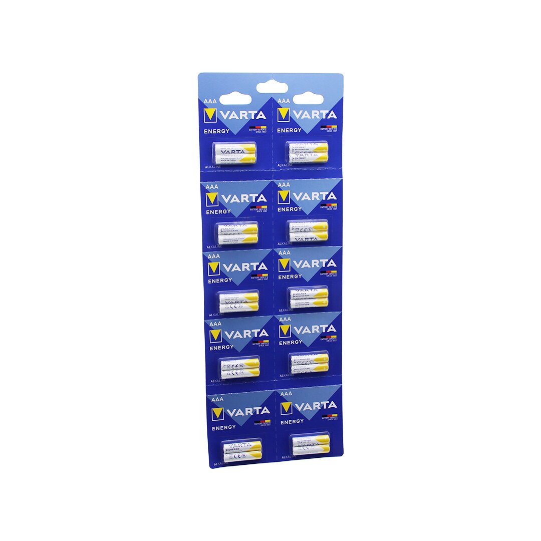 VARTA İNCE PİL ALKALİN 20PCS