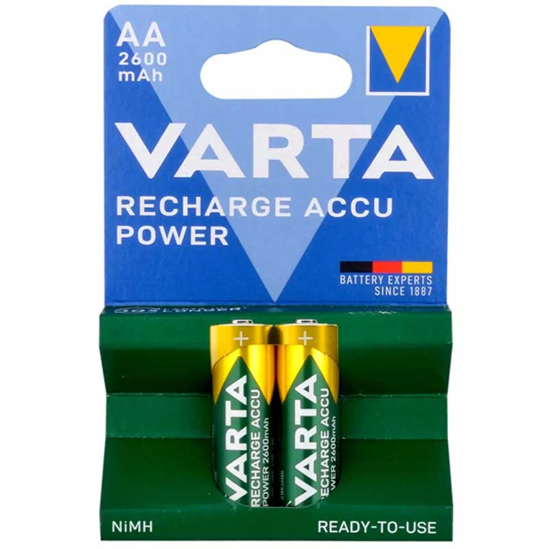 Varta Ni-mh 1.2v 2600 Mah R2u Aa şarjli 2li̇ Kalem Pi̇l