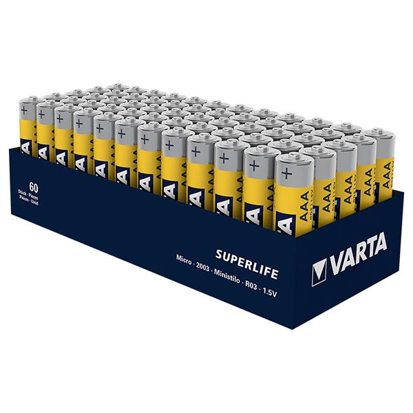 Varta Superlıfe Çinko Aaa İnce Kalem Pil 60lı Paket Fiyatı