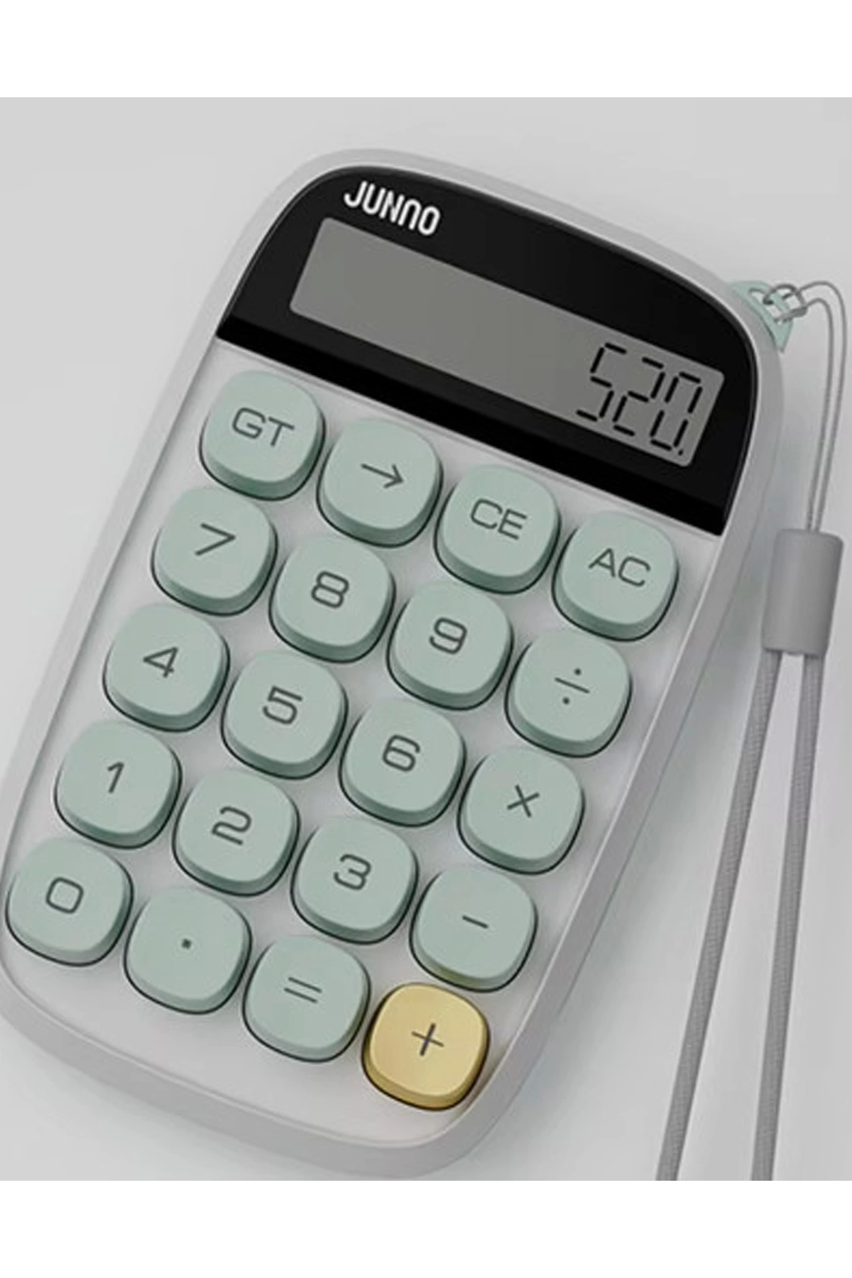 Sevimli Kare Tuşlu 10 Haneli Ldc Ekran Hesap Makinası Pembe