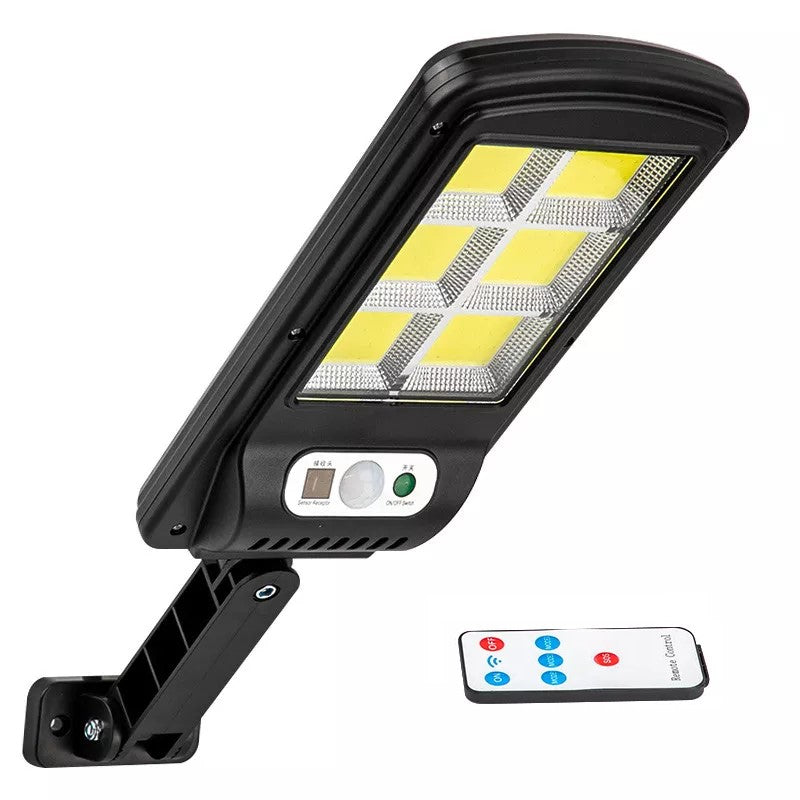 W756-6 Hareket Sensörlü 3 Modlu Uzaktan Kumandali 6 Cob Ledli̇ Solar Lamba