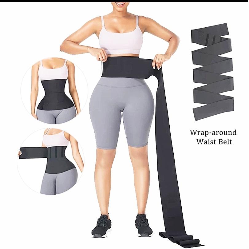 Waist Trainer İnceltici Zayıflatıcı Kum Saati 4m Sarma Bel Korse (4620)