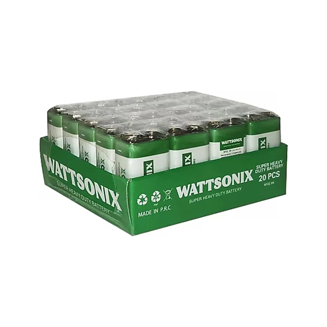 Wattsonıx 9 Volt Pil 20li Paket